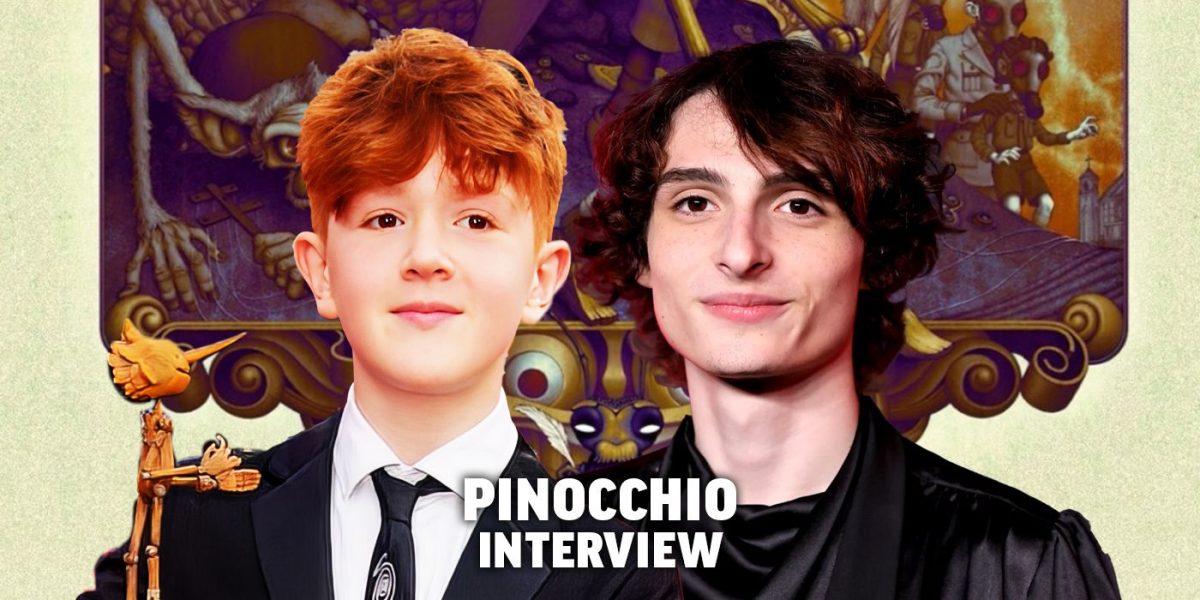 Finn Wolfhard & Gregory Mann Talk Guillermo del Toro’s Pinocchio Movie