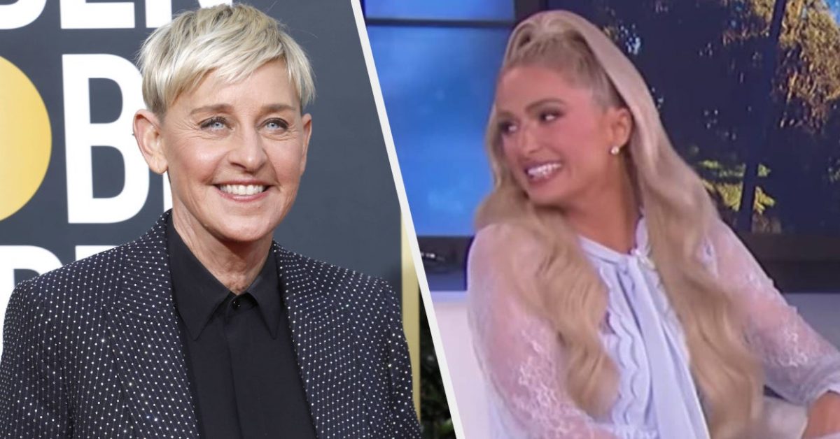 Ellen DeGeneres Correctly Predicting Paris Hilton's Baby Name Was Caught On Camera, And Paris's Reaction Was Priceless