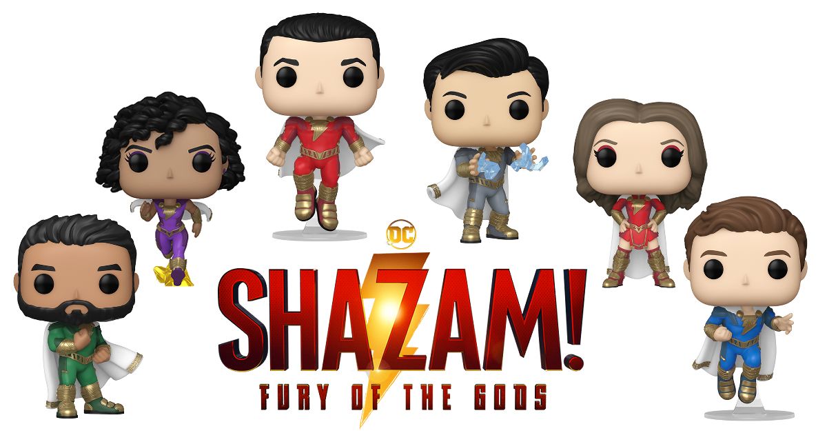 Shazam! Fury of the Gods Funkos Bring The Family Home