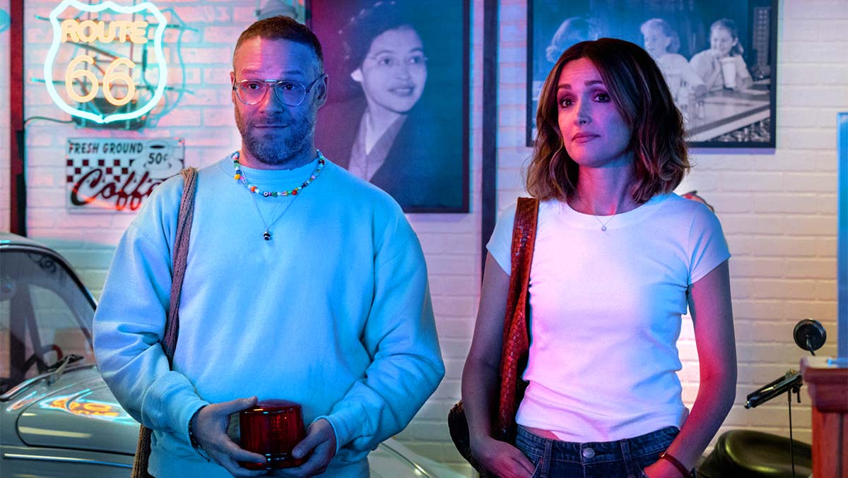 Seth Rogen & Rose Byrne Bring Ace Comic Timing To Clever Apple TV+ Comedy