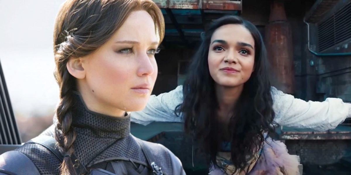 The Hunger Games Stars Jennifer Lawrence & Rachel Zegler Finally Meet In New Video