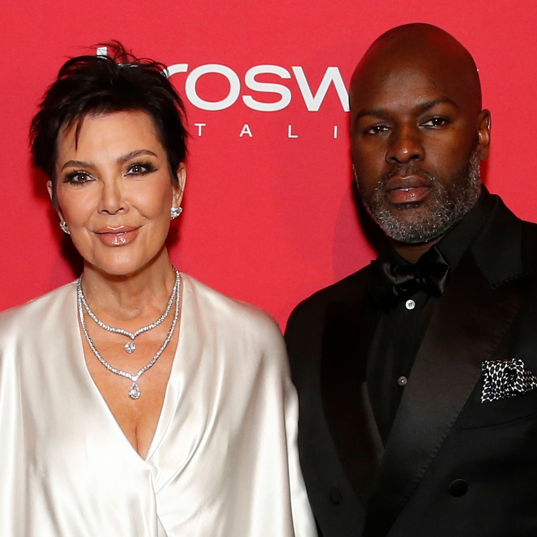 Kris Jenner Packs on the PDA With Corey Gamble During Summer Vacay