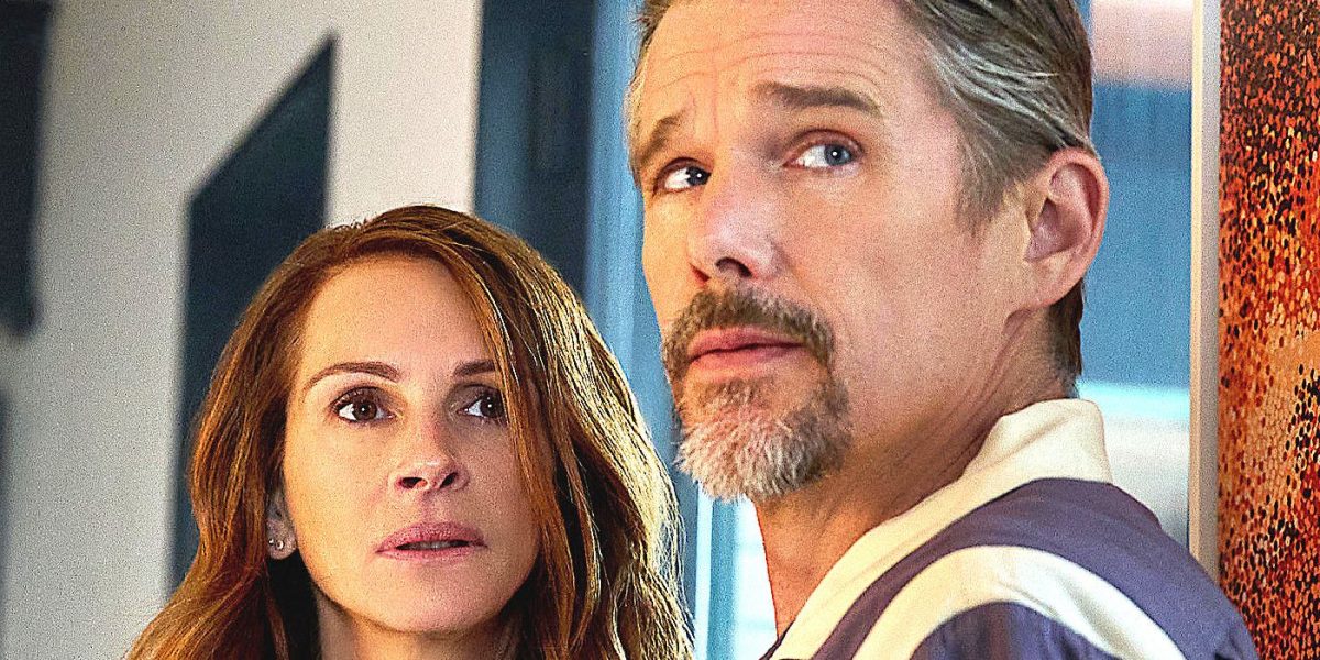 Julia Roberts & Ethan Hawke Watch The World Collapse In Netflix Thriller