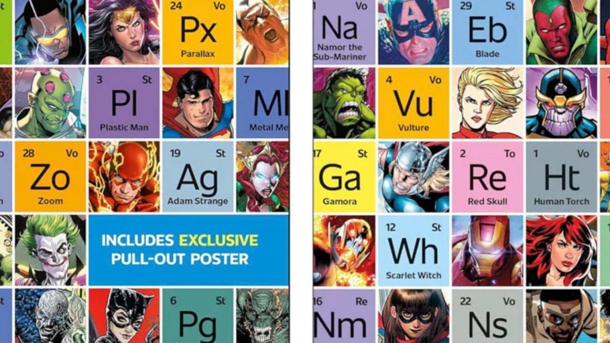 The Periodic Table of DC and Marvel — GeekTyrant