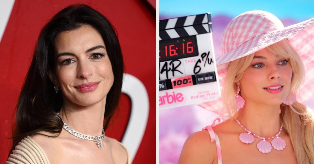 Anne Hathway Reacts To Barbie, Margot Robbie