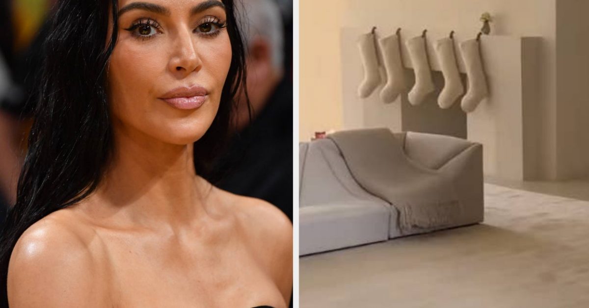 Kim Kardashian Showed Her 2023 Christmas Decor, And It's About As Minimalistic As You'd Expect