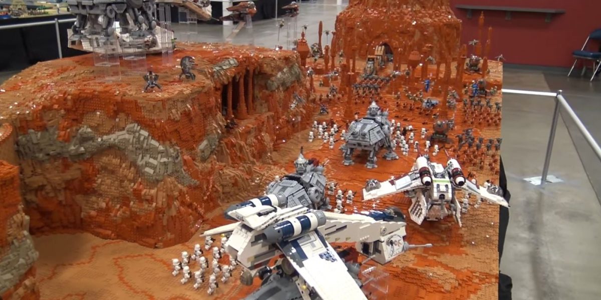 Featuring Over 500,000 Pieces & Over 1,000 Minifigures, This Has Got To Be The Biggest Star Wars LEGO Build Ever