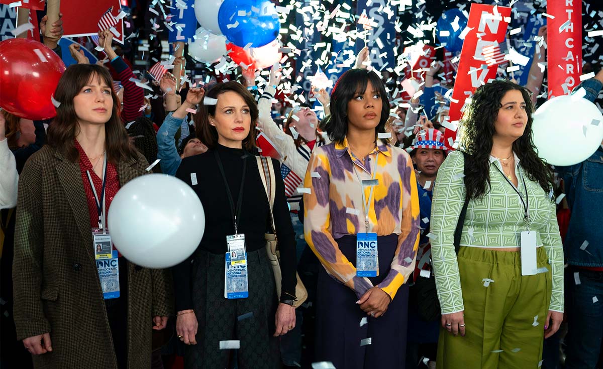 Melissa Benoist & Carla Gugino Hit The Campaign Trail In Max’s New Political Series