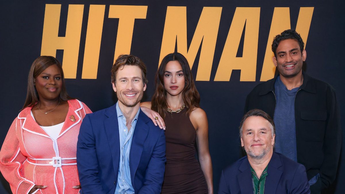 Hit Man Interview with Glen Powell, Adria Arjona, Retta, Richard Linklater