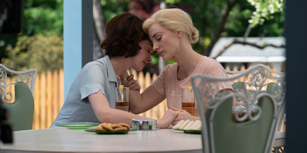 ‘Mothers’ Instinct’ Review – Anne Hathaway & Jessica Chastain Girlboss, Gaslight, and Grieve It Out