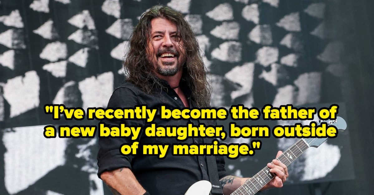 Dave Grohl Issued A Statement Saying He Recently Fathered A Baby Outside Of His Marriage