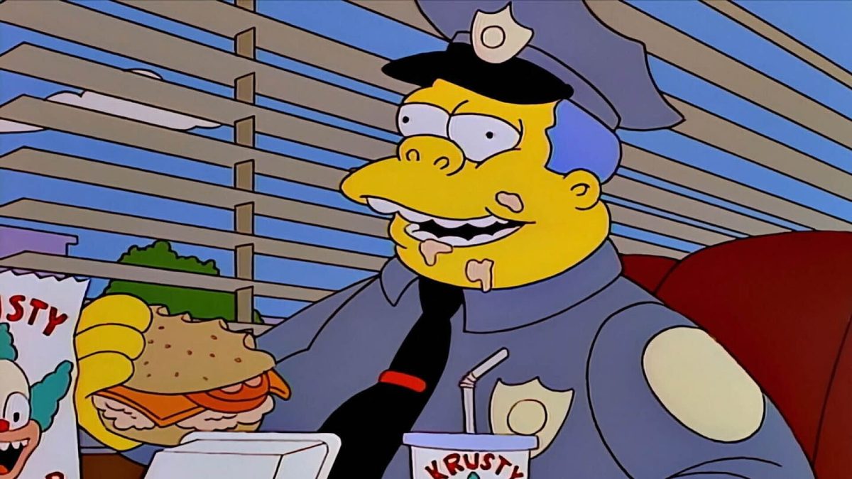 Hank Azaria Becomes Chief Wiggum in Simpsons Roast of Donald Trump Dog and Cat Eating Claims