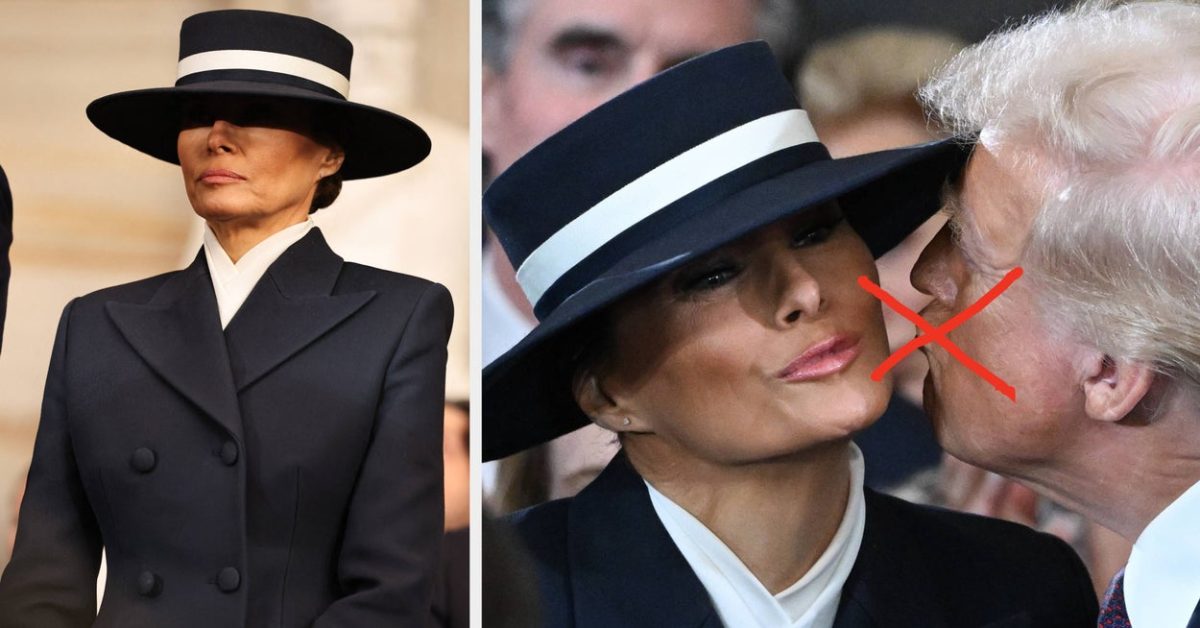 Melania Trump's Inauguration Day Hat Is Going Absolutely Viral For A Very Specific Reason